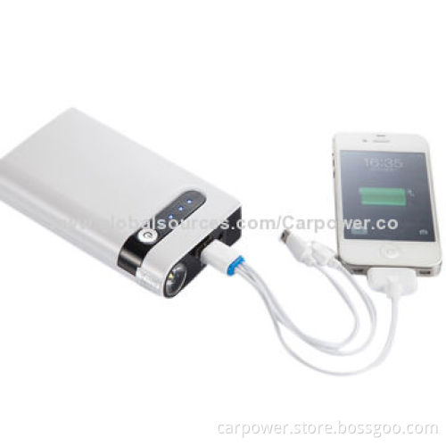 9,000mAh Super Car Jump Starter, Start 12V Vehicle, Fit for Mobiles, Digital Devices, LED Light